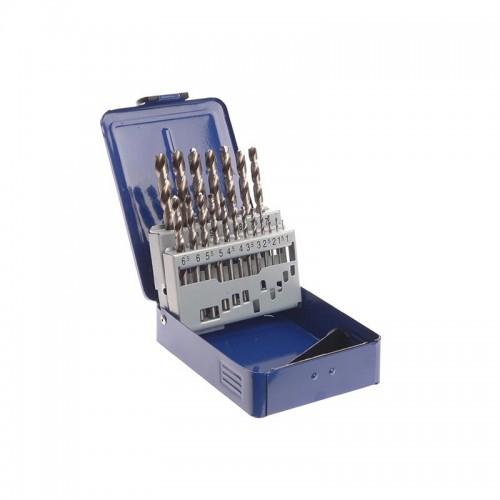 Faithfull Hss Pro Drill Sets In Metal Case