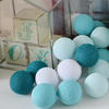 3M 20 LED Colorful Cotton Ball LED String Christmas Wedding Party Fairy Lights