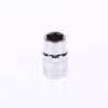 6-24Mm 3/8 Short Hex Socket Mirror Polished Chrome-Plated Steel Hex Socket Wrench Head For Auto Repair Home Tool