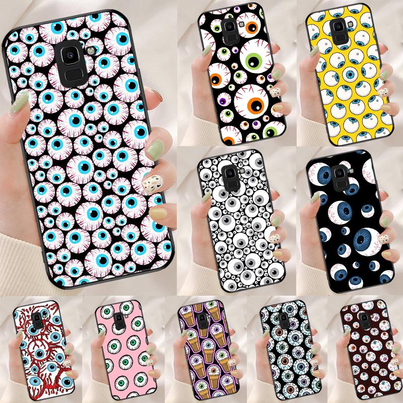 Crazy Eyeball Pattern For Samsung Galaxy M33 M35 M55 M15 M12 M13 M14 M34 M54 M53 M21 M31 M11 M32 M52 M06 M16 Case