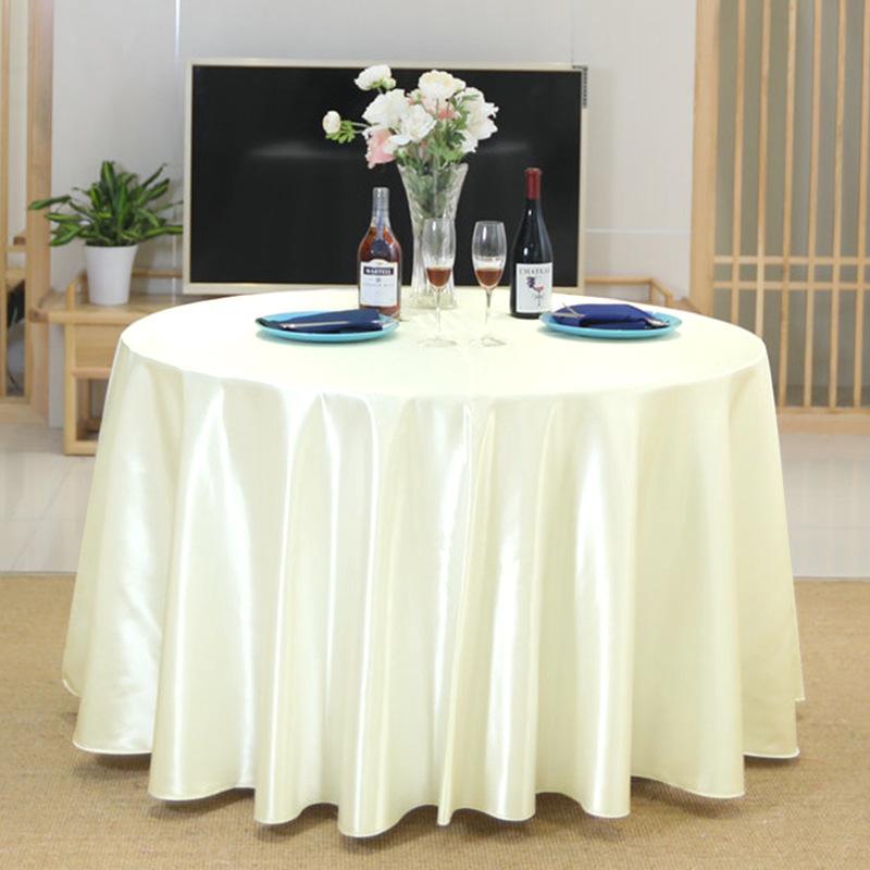 

Скатерть для отеля, атласная юбка для стола, юбка для стола, в неоклассическом стиле, скатерть для ресторана, круглая скатерть для ресторана 120*160