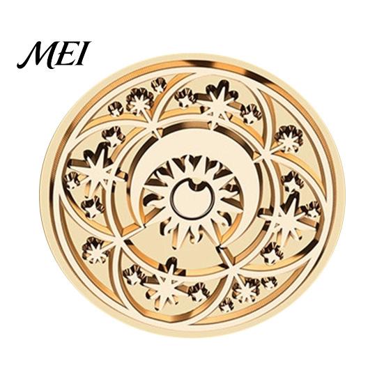 Brass Sealing Head Vintage European Magic Themed Wax Seal Stamp Head, Solid Exquisite Relief Engraved for Journal Envelope Wedding Invitation