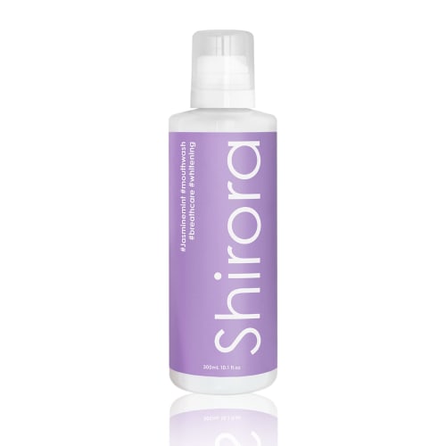 

Shirora Mouthwash, Whitening, Bad Breath Care, 300ml, Alcohol-Free (Jasmine Mint)