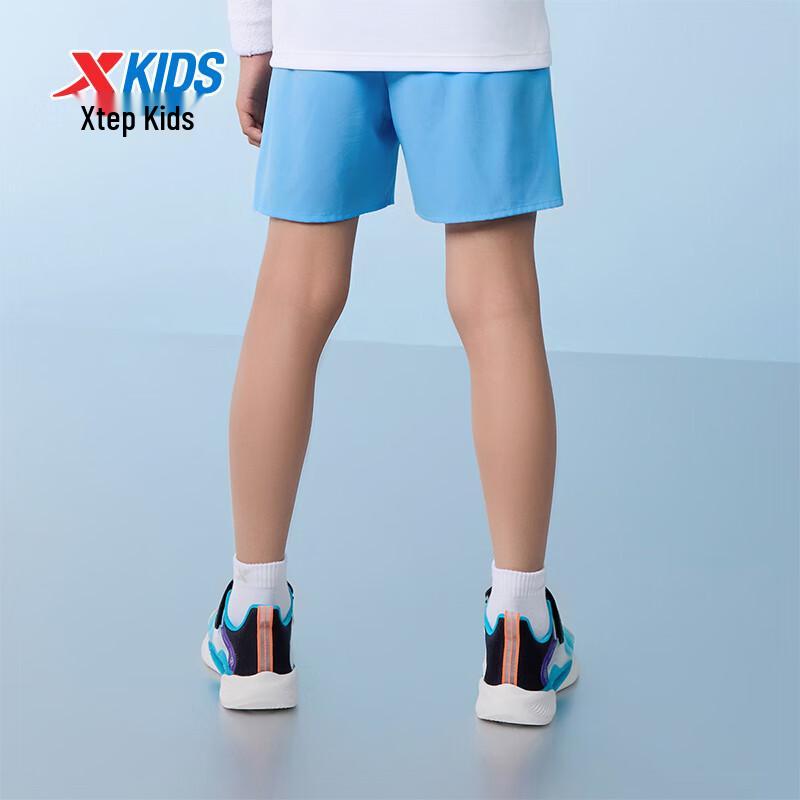 Xtep Boys' Skin-Friendly Woven Athletic Shorts