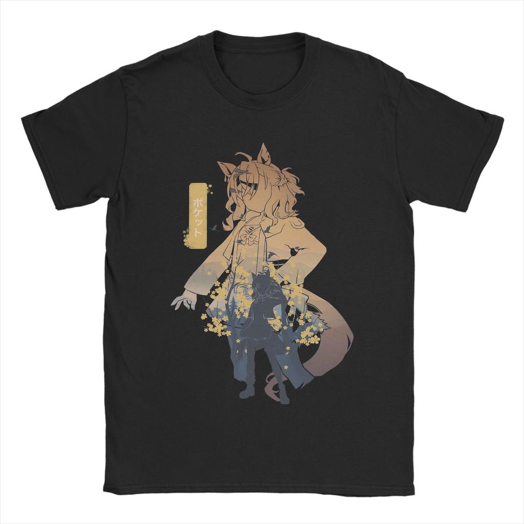Silence Suzuka Uma Musume Anime T Shirts Unisex Cotton Funny TShirts O Neck  Tee Shirt Short Sleeve Clothes 6XL