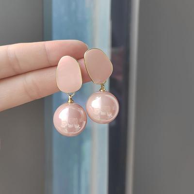 Celebrity Pearl Earrings Hong Kong Fashion Korean Temperament Earrings Stud Earrings Women