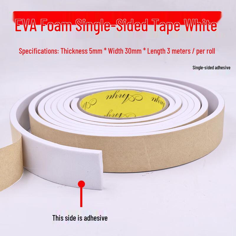 Yake White EVA Foam Buffer Tape N/A