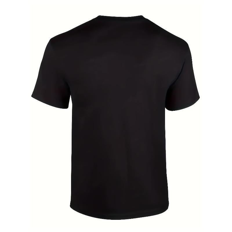 European Sizes Men's Vintage Guitar T-Shirt Compatible for - Soft Breathable Music Tee with Acoustic Guitar Print