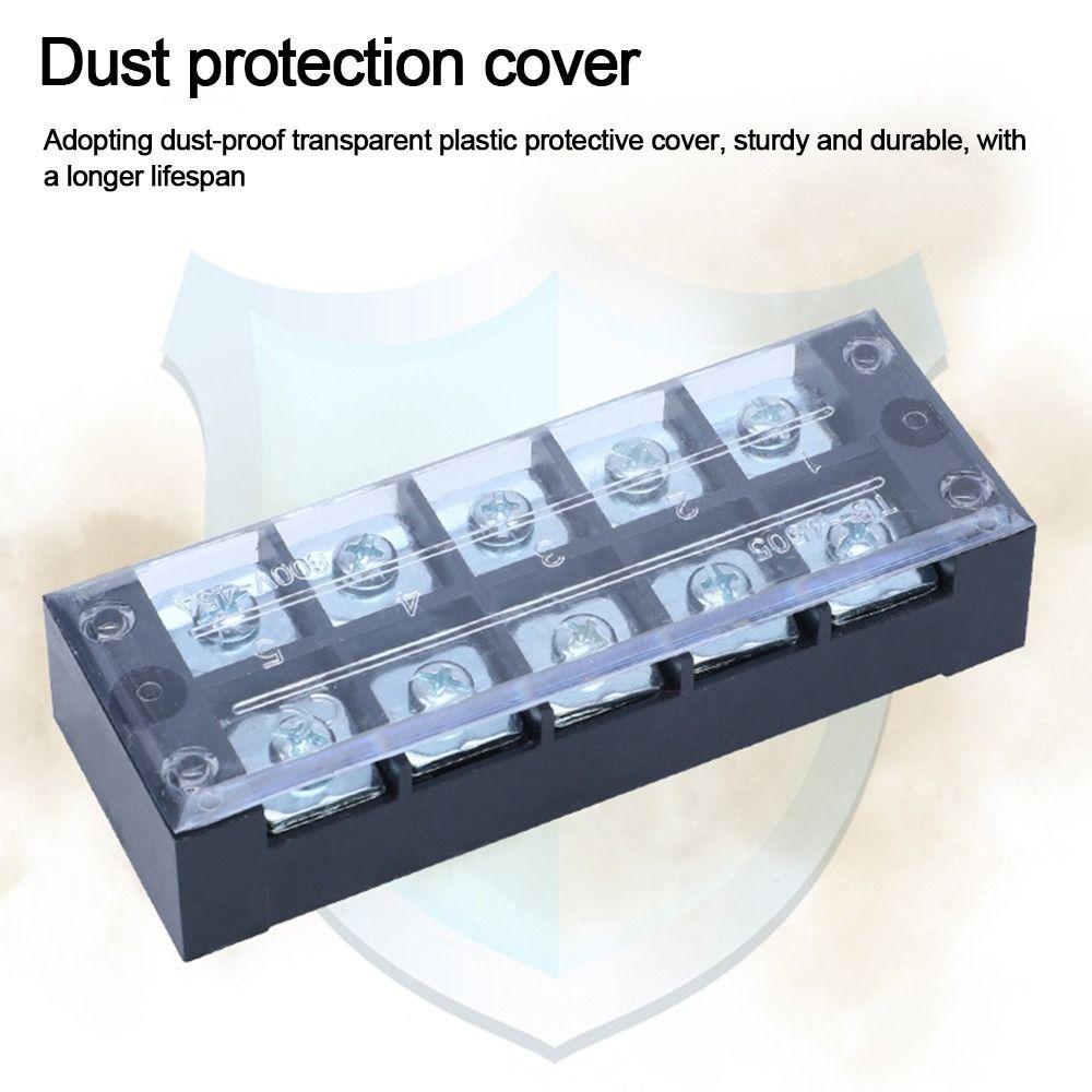 With Screws Strip Block Terminal Dual Row Cable Connector Electric Connector Strip  Electrical