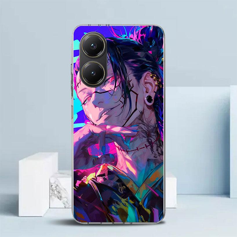 Kaisen J-Jujutsu Geto Suguru Phone Case For Xiaomi Poco F7 Ultra X5 X6 X7 Pro M7 Redmi 15C 15 13C 13 12C 12 10C 10 10A 9 9C 9A 9