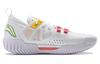 Li Ning BadFive 3 Low Cushioning Abrasion Resistant Lightweight Low top Basketball Shoes Unisex White Red Yellow ABFU005-4