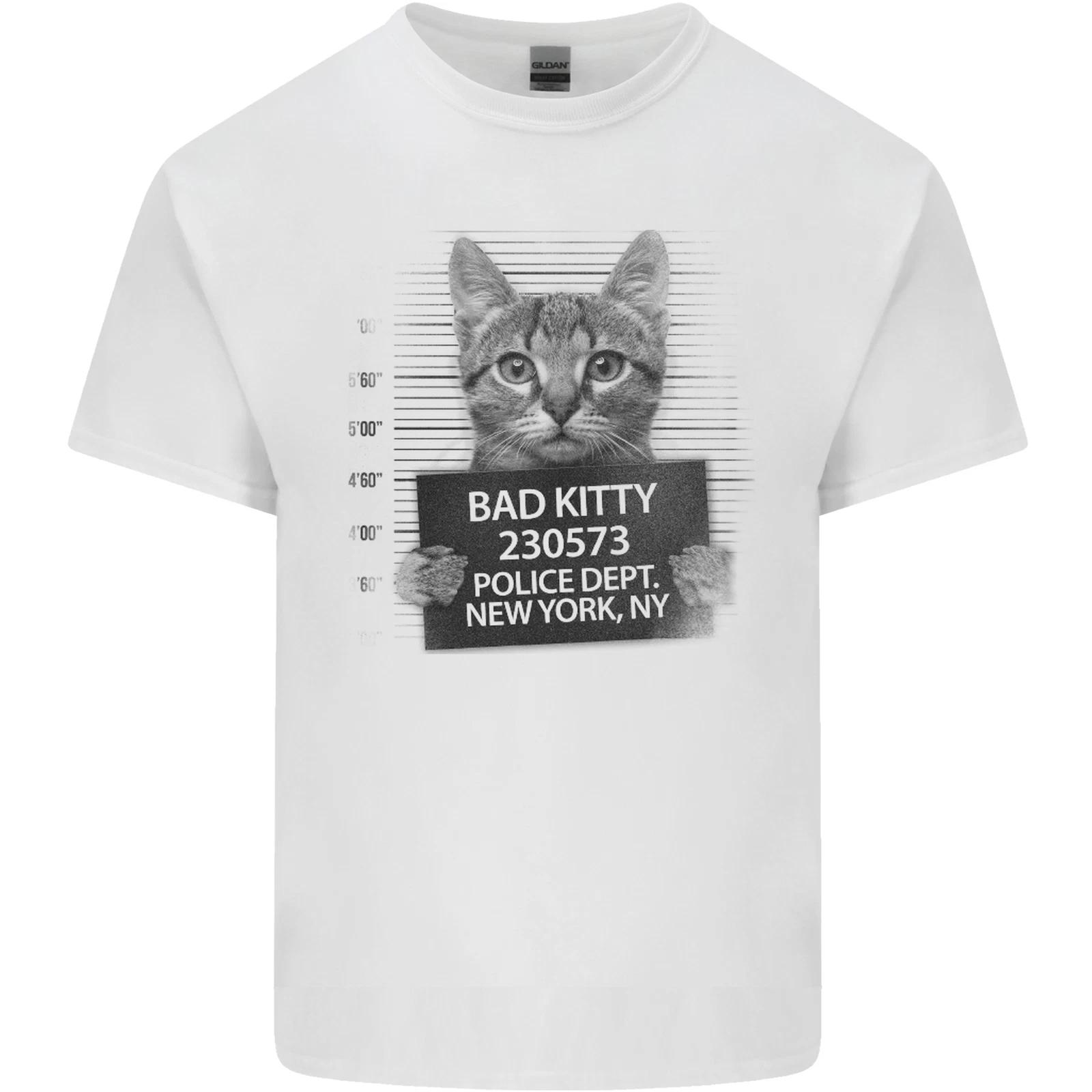 

Bad Kitty New York City Police Dept Kids T-Shirt Childrens 2XL