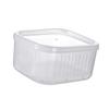 Raining Fruit Storage Containers for Fridge Keep Freshness Sealed Lid Clear Vegetable Fruit Fridge Organizer