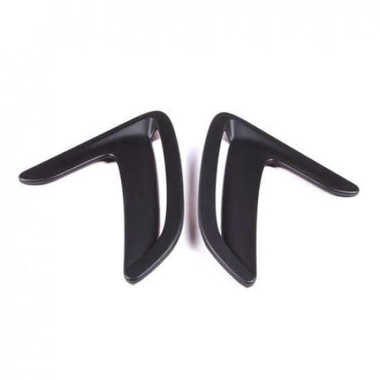 Matt Black Side Fender Air Vent Cover Trim For BMW 3 Series GT F30 2012-18