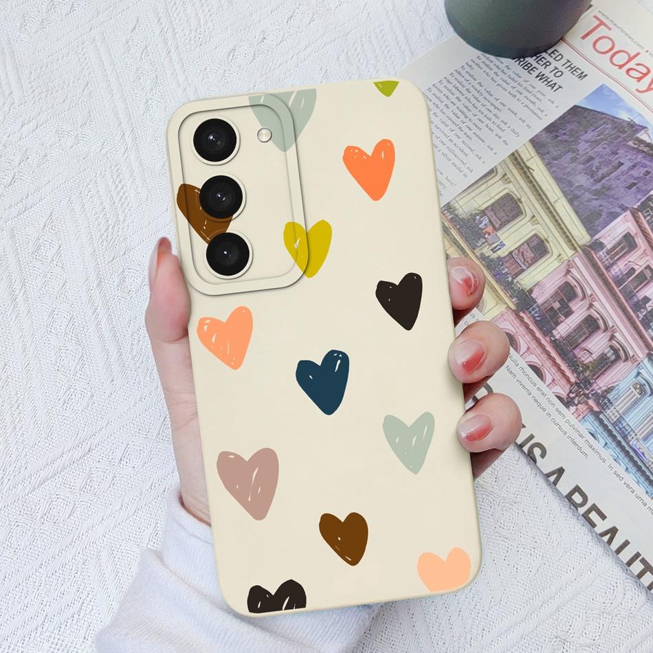 For Samsung S23 Ultra Plus FE Phone Cases Fashion Camera Protection Original Soft Liquid Silicone Cover For Samsung S 23 Shell