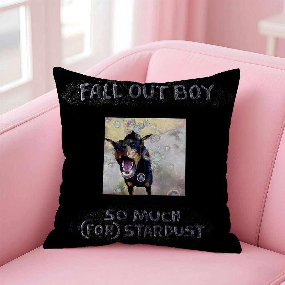f-Fall Out Boy Cushion Cover Comfortable Reversible Pillow Cover Ideal for Car Sofa Bedroom & Beyond