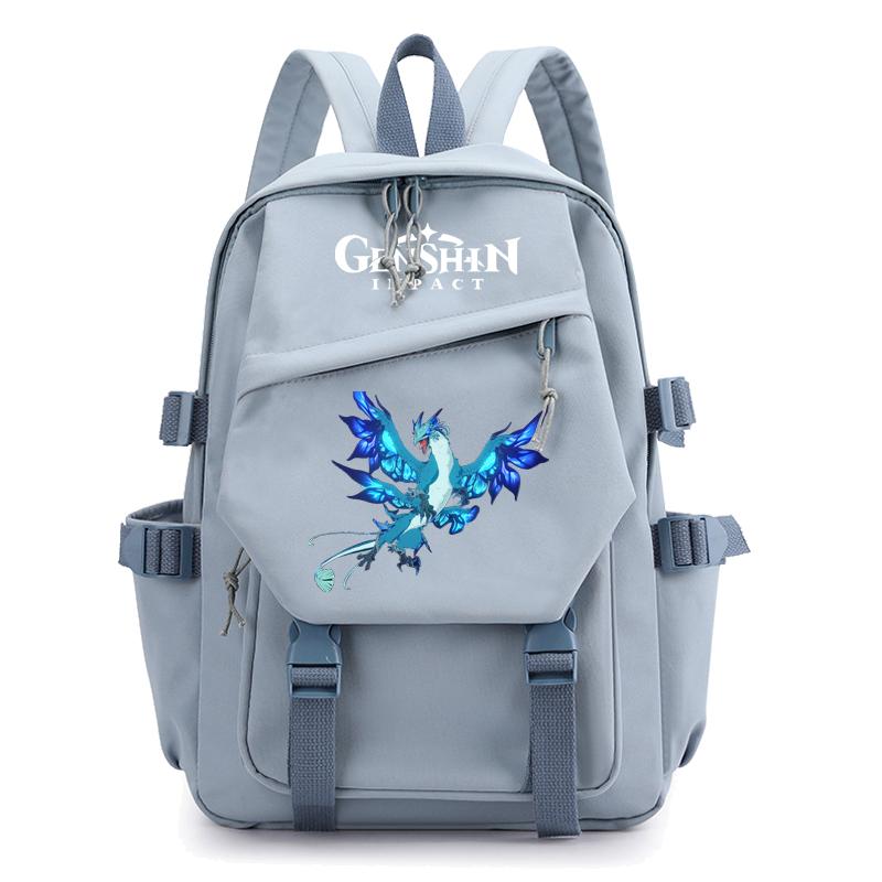 Anime Game Travel Backpack Printed Canvas Backpack for Boy Girl School Bag Students Women Large Capacity Bookbag Usb Charging Kids Gifts