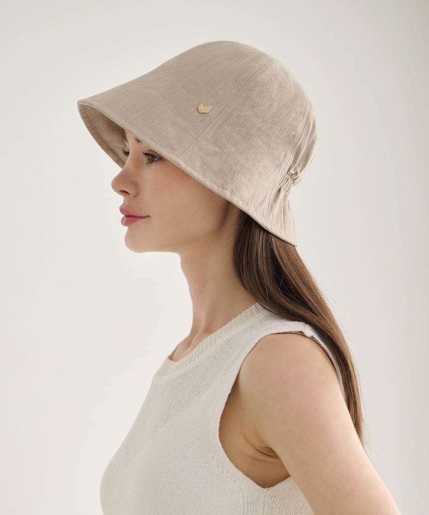 Koipeu Banded Cotton Bucket Hat Cf081Ht055