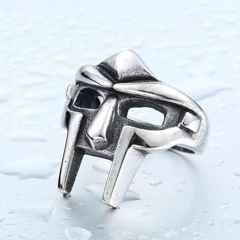 Vintage Pharaoh Mask Men Women Ring Adjustable Joint Ring For Men Gladiator Punk Egyptian Pharaoh Male Open Ring Jewelry