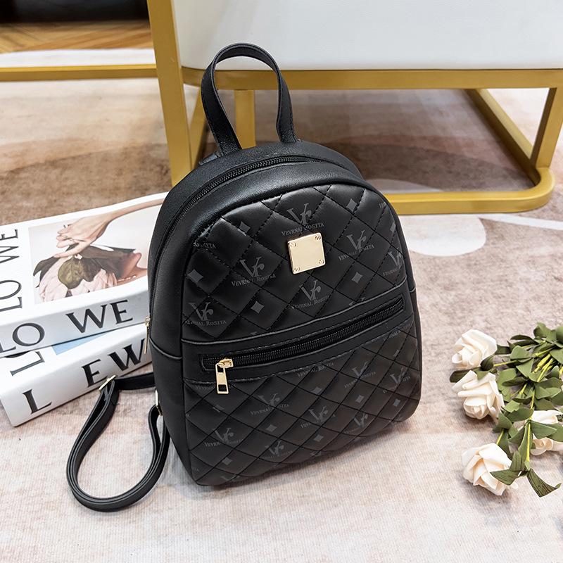 Large Capacity Presbyterian Backpack Women's Bag Printed Backpack Korean Style Student Schoolbag