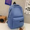 Simple Solid Color Casual Backpack for High School Students, Suitable for Outdoor Commuting,Lightweight, And Versatile, Designed for Laptops