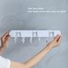 Storage Rack Wall Mounted Folding ABS Strong Self-adhesive Clothes Hanger for Home