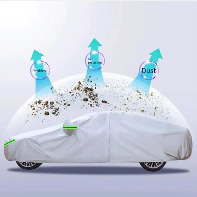 For Volkswagen ID.6 CROZZ fit Outdoor Protection Full Car Covers Snow Cover Sunshade Waterproof Dustproof Exterior Car cover