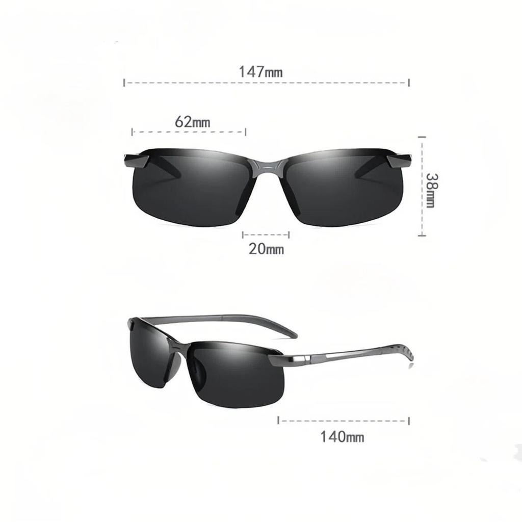 New Driving Sunglasses for Day and Night Use Running and Hiking Sunglasses Windproof, Sandproof, UV Protection Outdoor Fishing Sunglasses