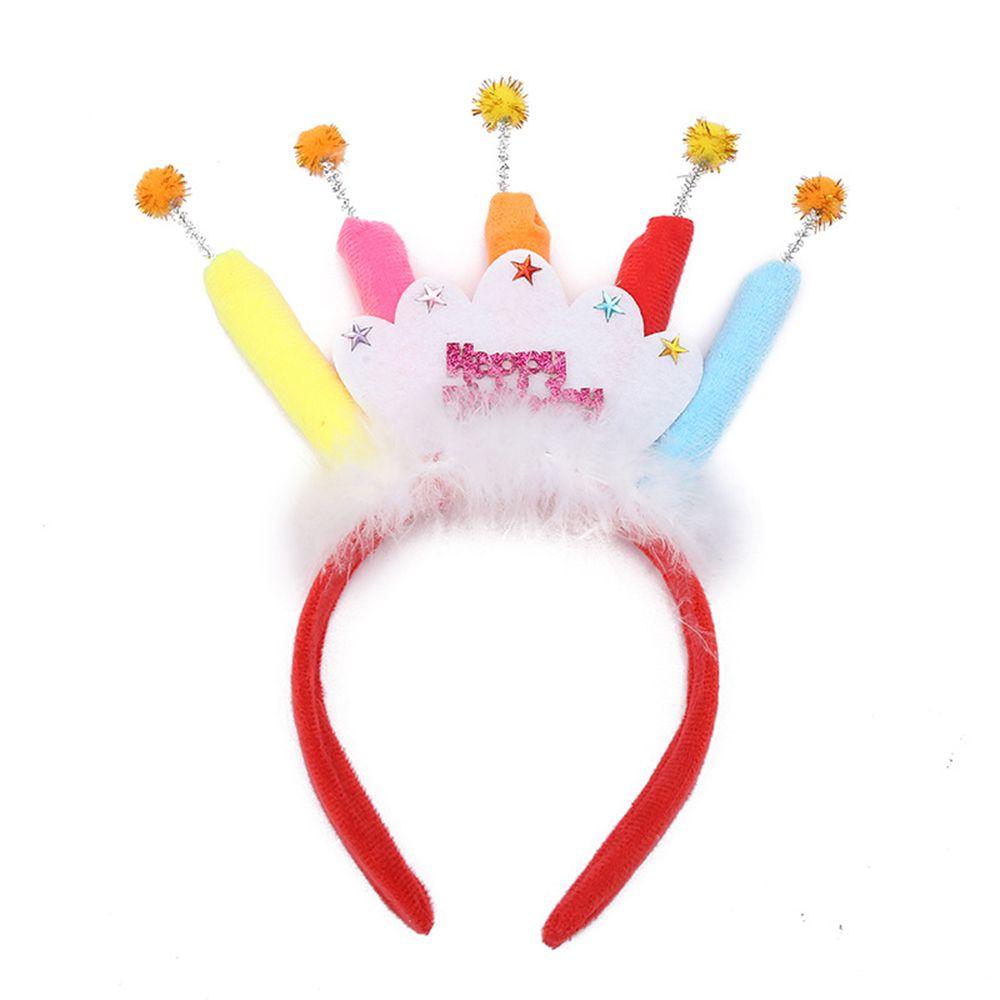 Headwear Headdress Crown Women Hair Hoop Hair Accessories Korean Style Headband Birthday Hairband