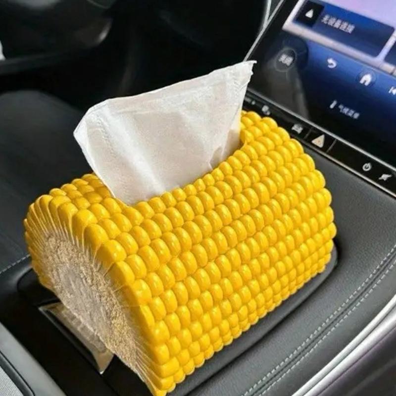 Sturdy PVC Materials Corn Fiber Tissue Box for Home and Office Use Soft and Portable Designs for Various Purposes