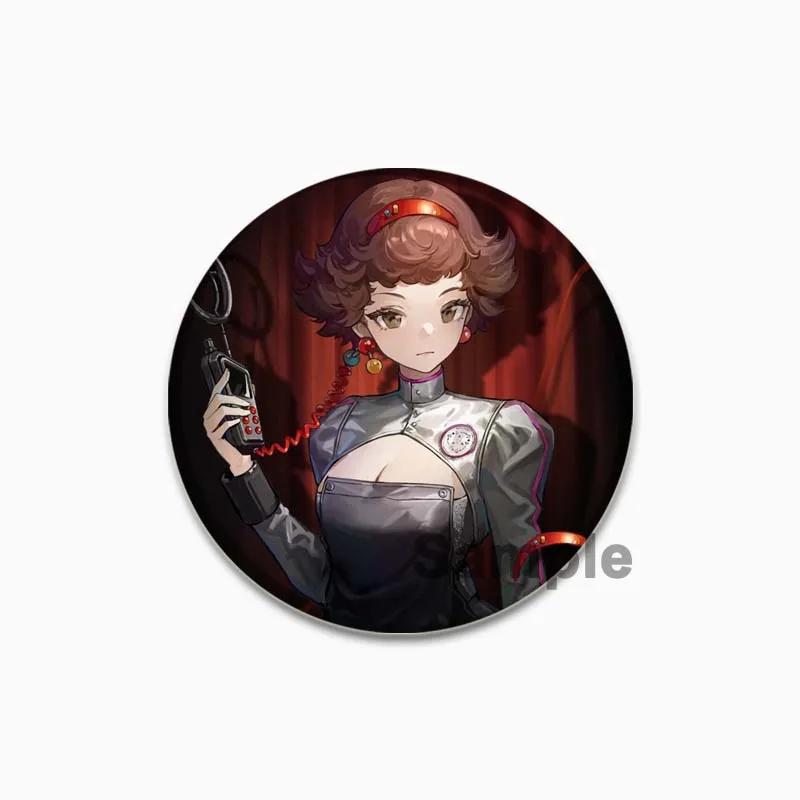 32/44/58mm Electronic Role Playing Games Badge Spathodea Ezra Desert Flannel Brooches Handmade Lapel Pins for Clothes Hat Backpack Jewelry