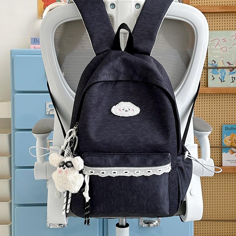 Schoolbag new Mori versatile sweet college student schoolbag high value niche lightweight backpack leisure spring outing backpack