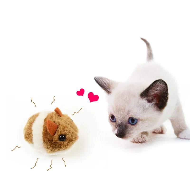 Interactive Plush Mouse Cat Toy Realistic Suede Kitten Chew Toy for Indoor Cats Fun Pet Supplies