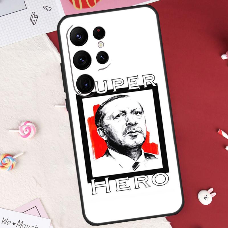 Turkey Recep Tayyip Erdogan Case For Samsung Galaxy S26 Ultra S20 S21 S22 S23 S24 S25 Ultra S10 Plus S25 FE Cover Shell