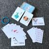 27Pcs/20Pcs/30Pcs Baby Flash Card Thickened Eye Protection Improve Logic Early Learning Flash Card Animal Number Alphabet Card Kit for Newborn