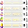 5PCS Seamless Icing Tips 5 Shape Piping Nozzles Premium Frosting Tips  Birthday Cake Party