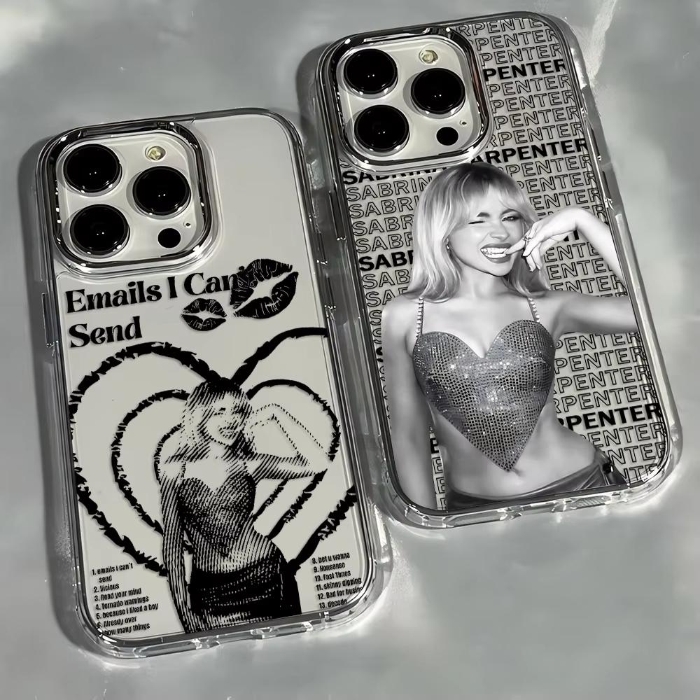 Singer S-Sabrina C-Carpenter Phone Case For iPhone 17 Air 16 E 15 14 13 12 11 Pro Max Plus SE 2020 2022 Soft Back Cover