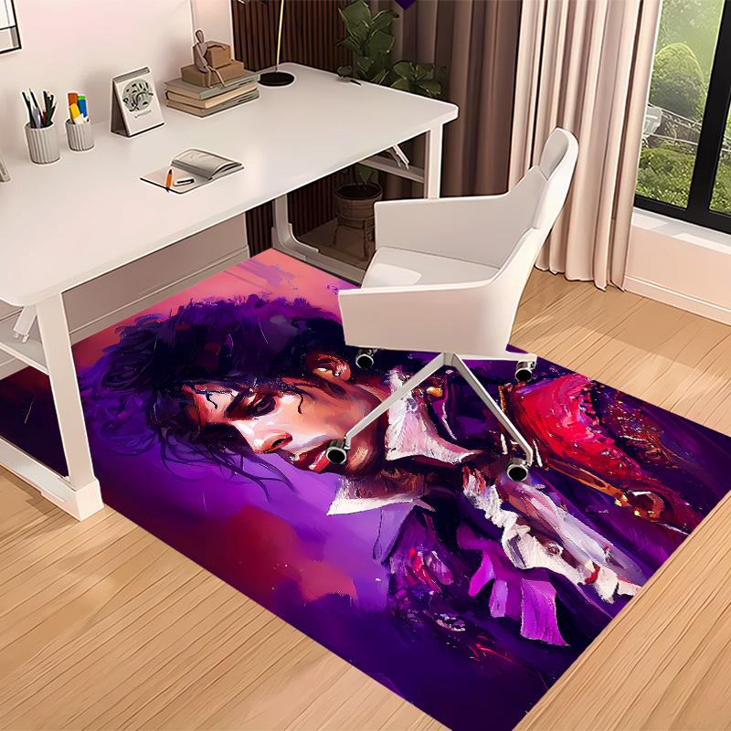 Purple Rain4 Printed Absorbent Washable Carpet, Non-Slip Bathroom Mats, Kitchen Rugs, Yoga Mat,Living Room Entrance, Camping Picnic Rugs