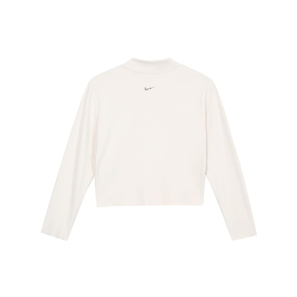 Nike Dri-Fit Yoga Pullover Halber Stehkragen Kurzarm T-Shirt Damen Oberteile Hellbraun Mehrfarbig DR2204-104