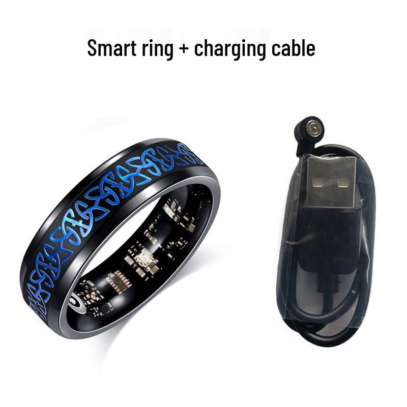 Умное кольцо «Четырехлистный клевер»: Пульс, Кислород в крови, Сон и Трекер активности - Комплект для пар. Size 11