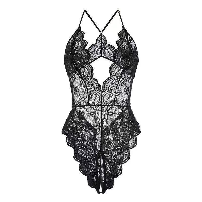 Sexy Lingerie for Women Sexy Open Crotch Underwear Deep V Neck Bodysuit Sexy Lingerie for Sex Woman Erotic Lingerie