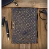 Vintage Skórzany Dziennik z Lapis Lazuli | Papier Antyczny | Zamknięcie na Kluczyk | Grimuar, Księga Cieni Wicca, Szkicownik