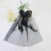 Lace Bowknot Veil Hair Clip For Girls Party Hair Accessory Comfortable Cosplay Engagement Headpiece Photo Props