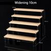 Acrylic Wooden Display Riser Stand for Funko POP Figures,Earring Ring Holder Cupcake Stand,Perfume Stand Organizer Display