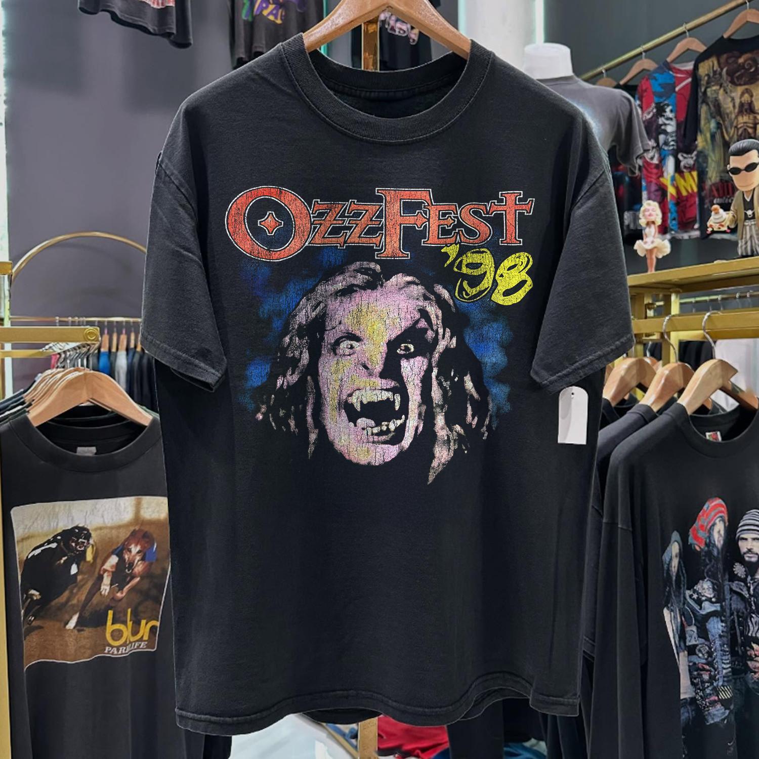 1998 Ozzfest 98 Classic T-Shirt Black L 3XL
