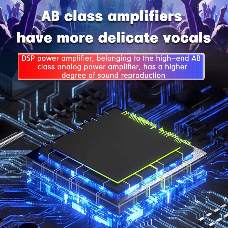 Android-Navigation 4*50W Autoradio DSP-Verstärker Verlustfreie modifizierte Lautsprecher Android Universal Wired Car Sound Upgrade Audiosignalprozessor