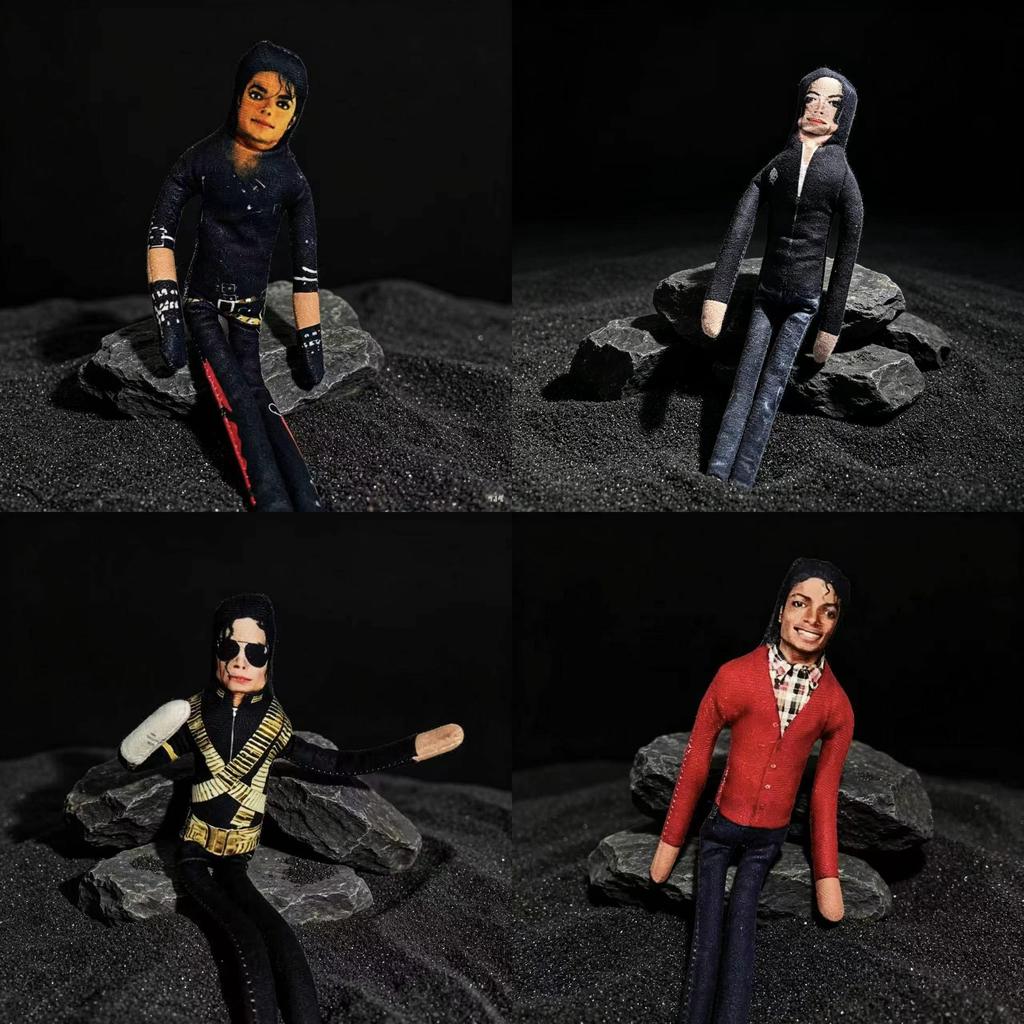 Mj Michael Jackson Mouse Figurine With Articulated Joints For Collectors And Display