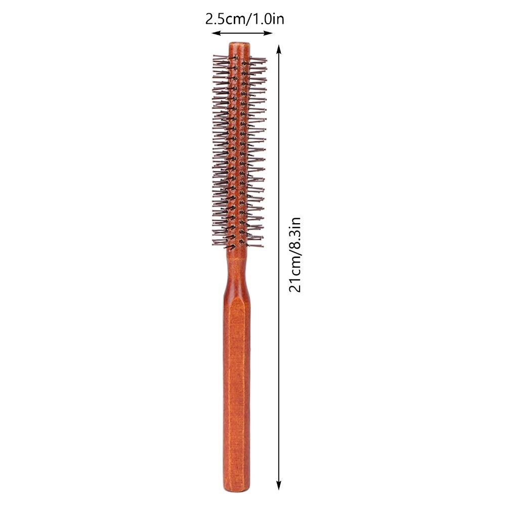 Nylon Bristles Round Styling Hair Brush Small Size Small Round Brush Home Use