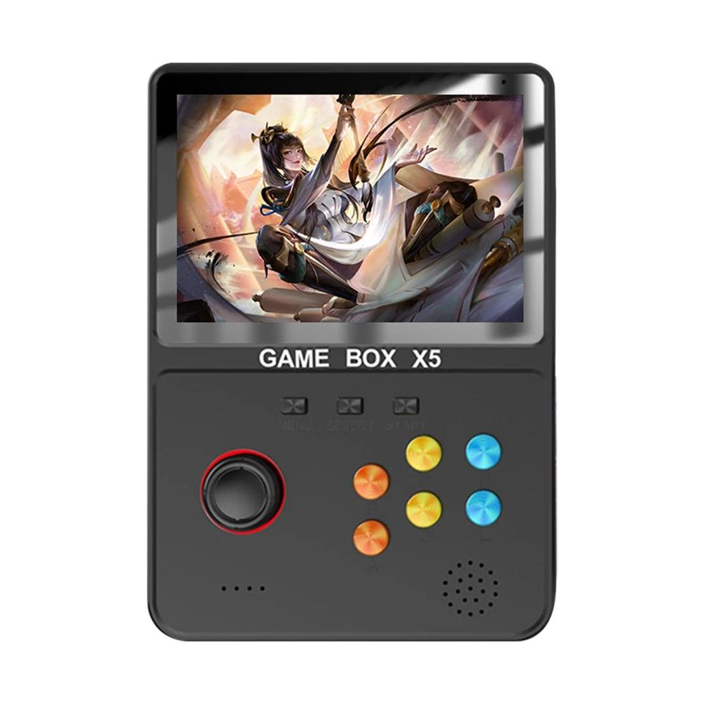 X5 Retro-Handheld-Spielkonsole, X5 Game Power Bank, tragbare Power Bank, 8000 mAh Kapazität, 4 Zoll, Soft Light-Farbbildschirm, über 10000 Spiele