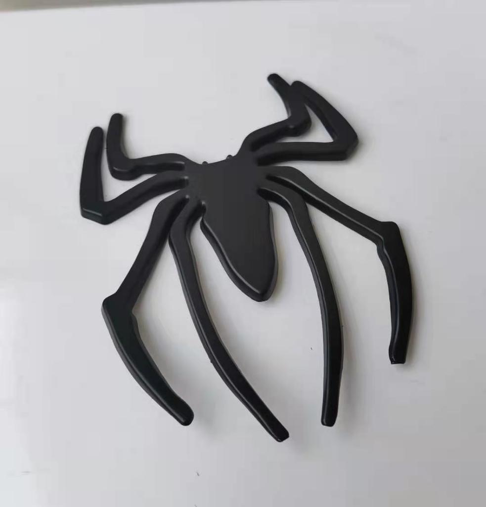 3D Car Stickers Metal 3D Spider Car Logo Gold/Silver Car Styling Accessories Metal Sticker Chrome Spider Badge Emblem Decorate